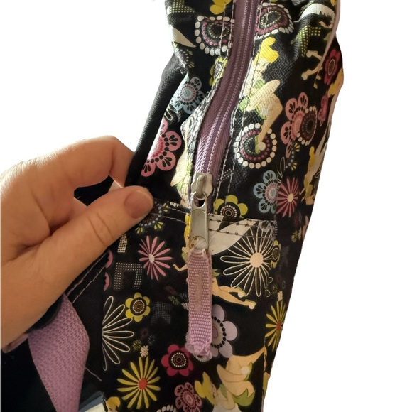 Women’s/Girl's Disney Tink Black Backpack Lilac Purple - Picture 9 of 14